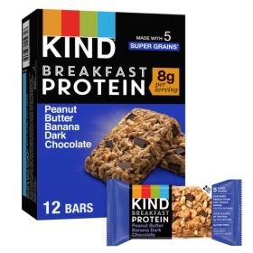 Peanut Butter Banana Dark Chocolate, Healthy Snacks, 8g Protein